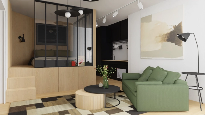 Image de Contemporain et Appartement 