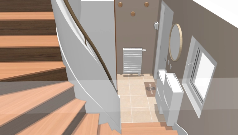 Contemporary, Scandinavian, Flats / Apartments, Full Project, 3D ambiance