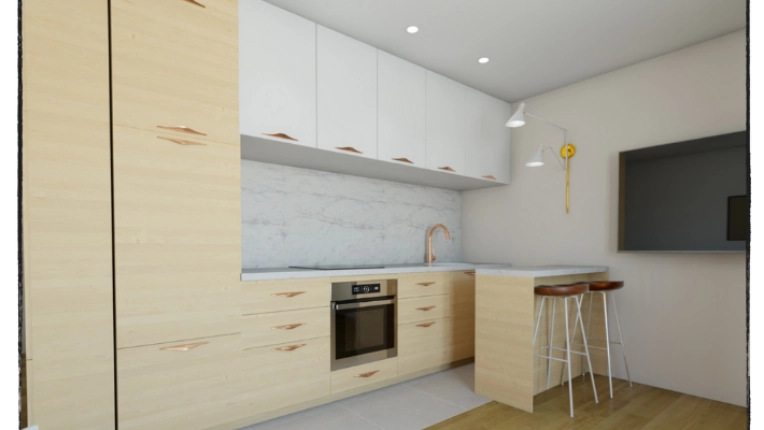 Home, Minimalist, Contemporary, Scandinavian, Flats / Apartments, Kitchen