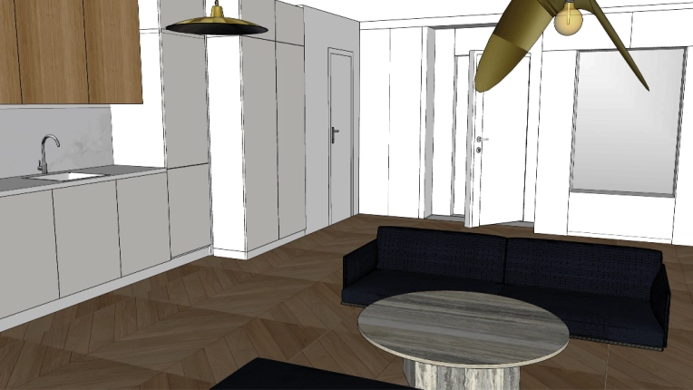 Maison individuelle, Contemporain, Appartement, Cuisine