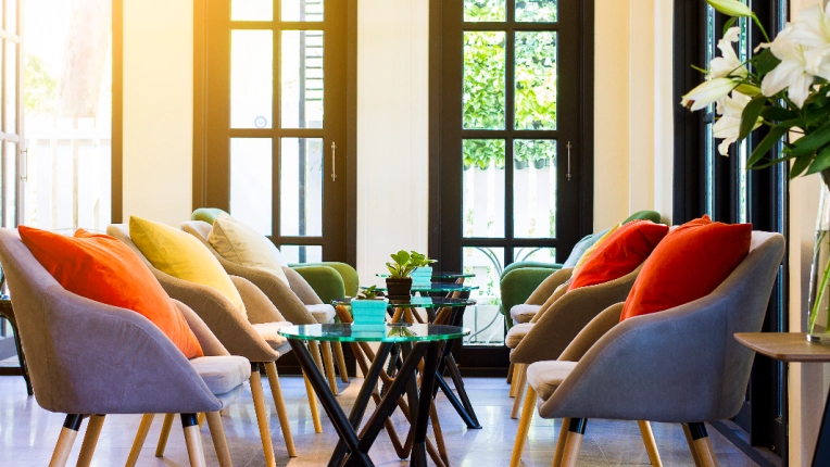 Hôtel, Contemporain, Restaurant