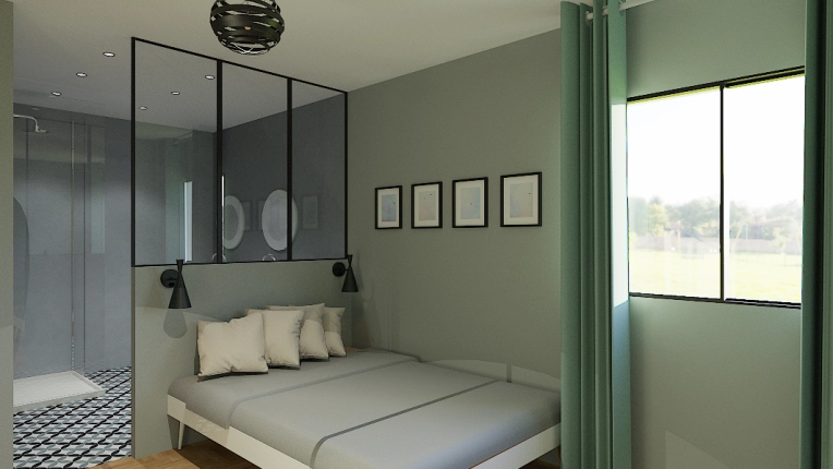 Industrial, Home, Minimalist, Flats / Apartments, Room