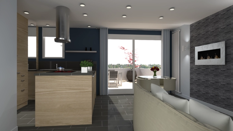Minimalist, Contemporary, Flats / Apartments, Kitchen