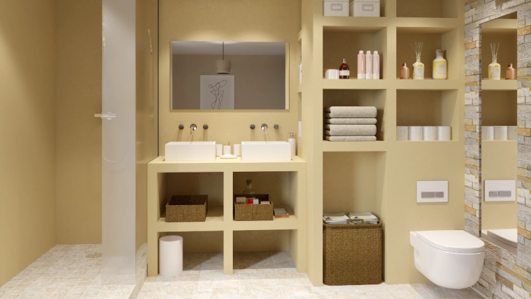 Home, Minimalist, Contemporary, Flats / Apartments, Bathroom