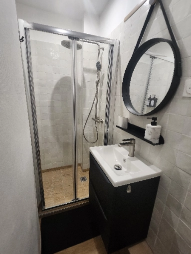 Industrial, Minimalist, Contemporary, Scandinavian, Flats / Apartments, Bathroom