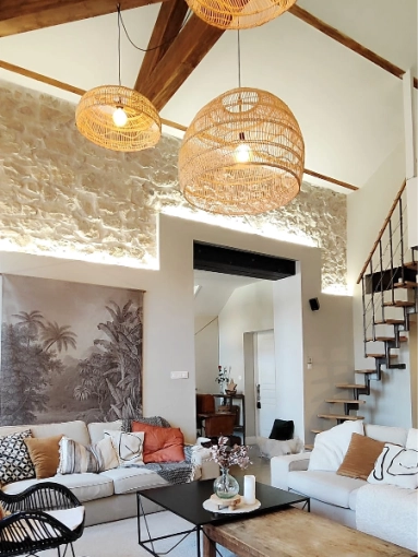 Home, Rustic, Bohemian, Vintage, Nature, Living room