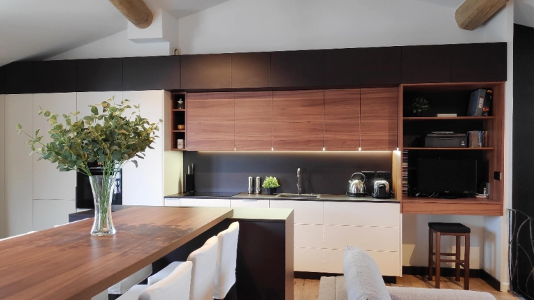 Home, Minimalist, Contemporary, Kitchen, Chic, Living room