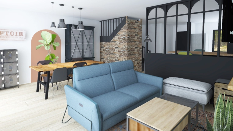 Industrial, Home, Contemporary