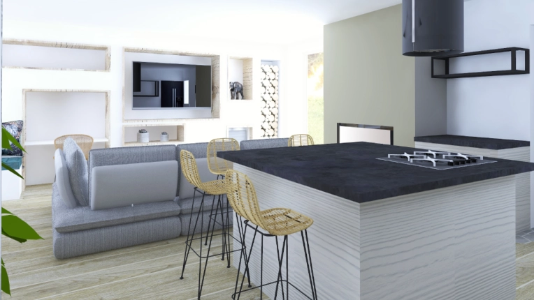 Home, Rustic, Contemporary