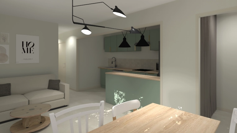 Home, Minimalist, Contemporary, Scandinavian, Flats / Apartments