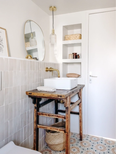 Home, Minimalist, Flats / Apartments, Vintage, Bathroom