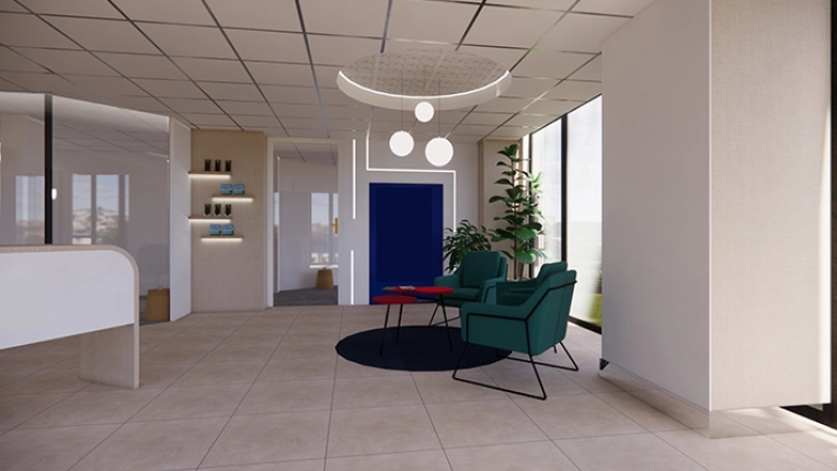Minimaliste, Bâtiment professionnel