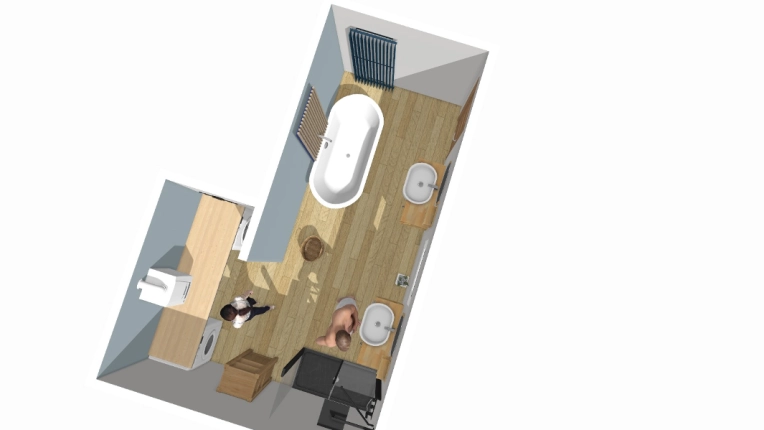 Minimalist, Flats / Apartments, Bathroom