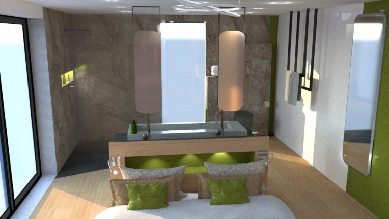 Maison individuelle, Contemporain, Chambre