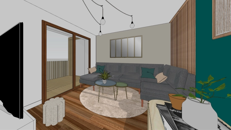 Contemporary, Scandinavian, Flats / Apartments, Chic, Nature