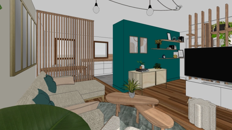 Home, Contemporary, Scandinavian, Flats / Apartments, Chic, Nature