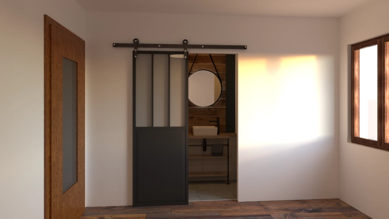 Home, Minimalist, Flats / Apartments, Bathroom, Chic, Nature