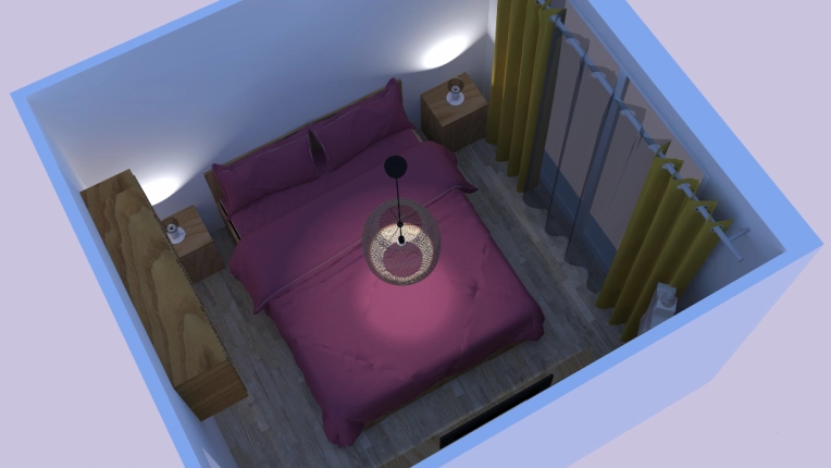Scandinave, Appartement, Chambre