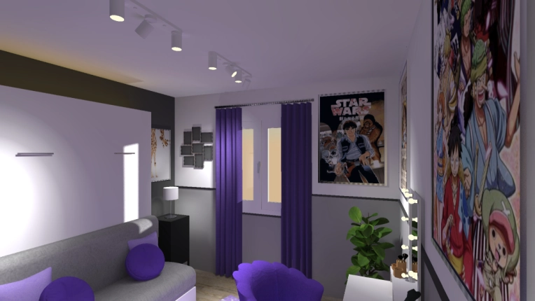 Maison individuelle, Contemporain, Chambre