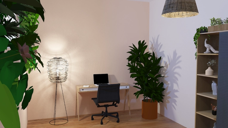 Bohemian, Scandinavian, Room, Chic, Nature