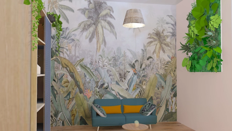 Bohemian, Scandinavian, Room, Chic, Nature