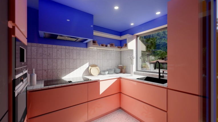 Appartement, Vintage, Cuisine