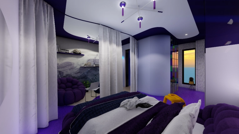 Maison individuelle, Chambre, Maximaliste