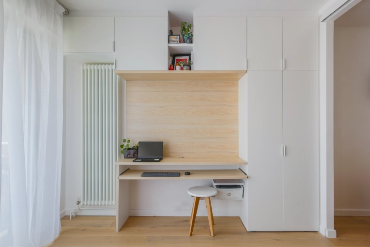 Home, Rustic, Contemporary, Scandinavian, Flats / Apartments, Living room, Office, Dressing, Consultation Visit, Full Project, Home Staging, Coach shopping, Creation of exclusive furniture, Shopping list, 3D ambiance, Plan, Renovation