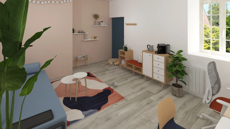 Contemporain, Scandinave, Bâtiment professionnel