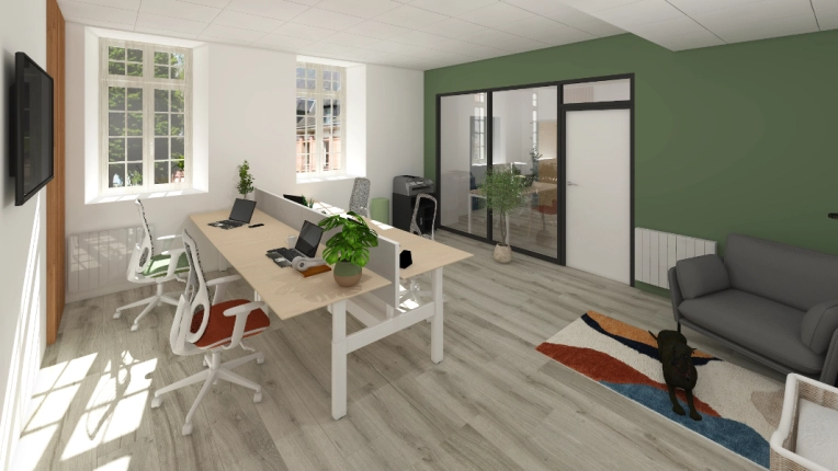 Contemporain, Scandinave, Bâtiment professionnel