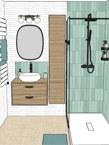 Contemporary, Bathroom, Chic