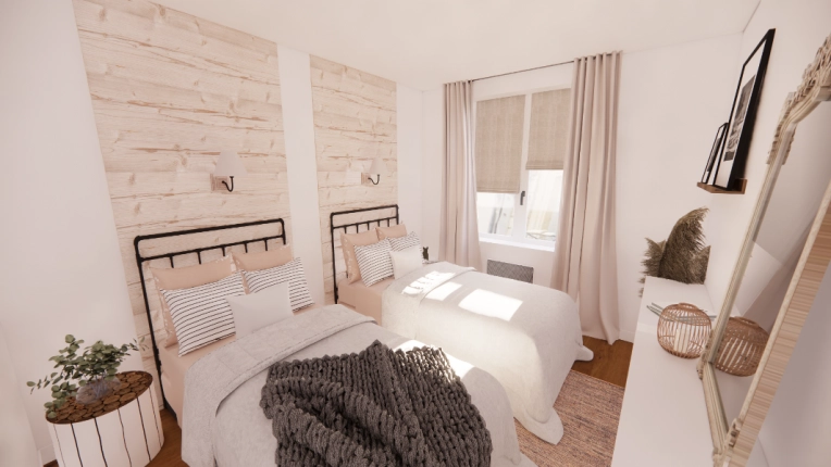 Bohemian, Flats / Apartments, Room, Chic