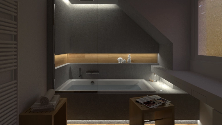 Contemporary, Bathroom