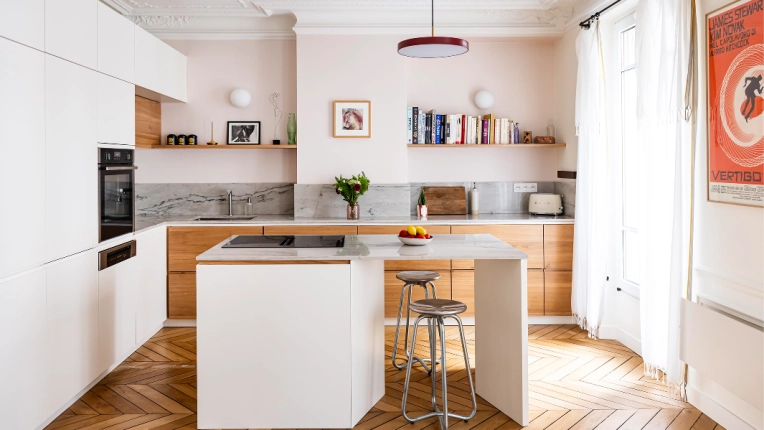 Contemporary, Flats / Apartments, Kitchen, Chic, Nature