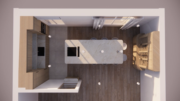 Industriel, Maison individuelle, Contemporain, Chic