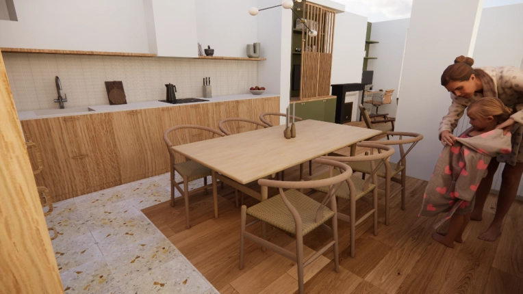 Bohème, Contemporain, Appartement, Chic