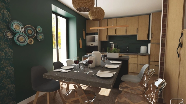 Industrial, Home, Contemporary, Scandinavian, Kitchen