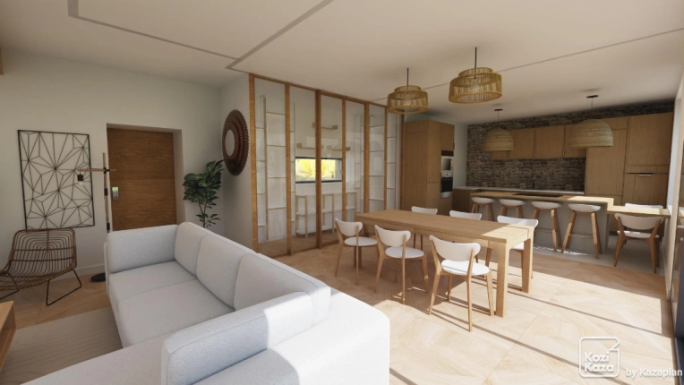 Home, Contemporary, Scandinavian, Kitchen, Chic