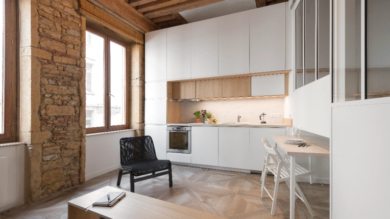 Contemporary, Scandinavian, Flats / Apartments