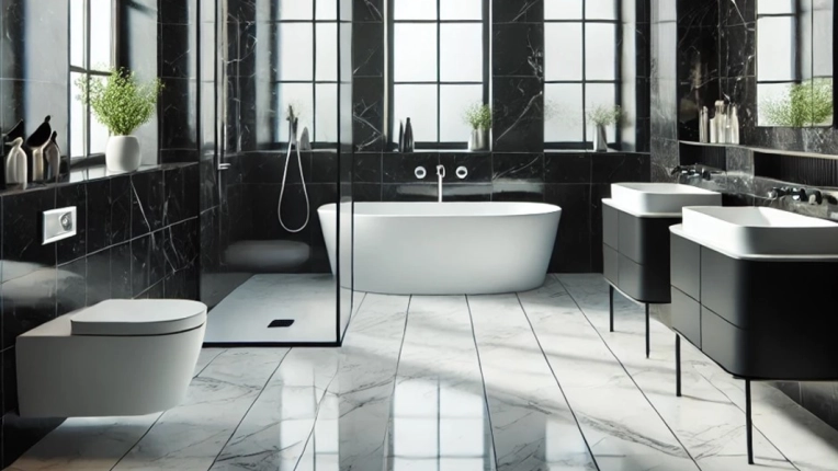 Contemporary, Bathroom, Chic