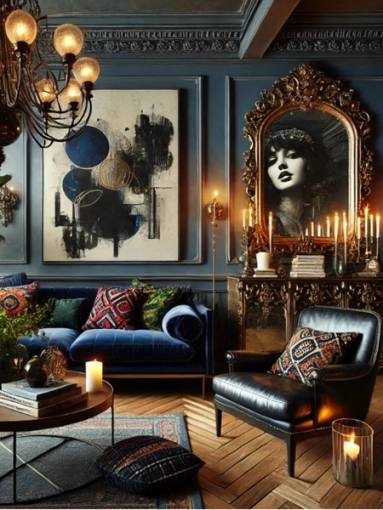 Home, Rustic, Contemporary, Chic, Living room