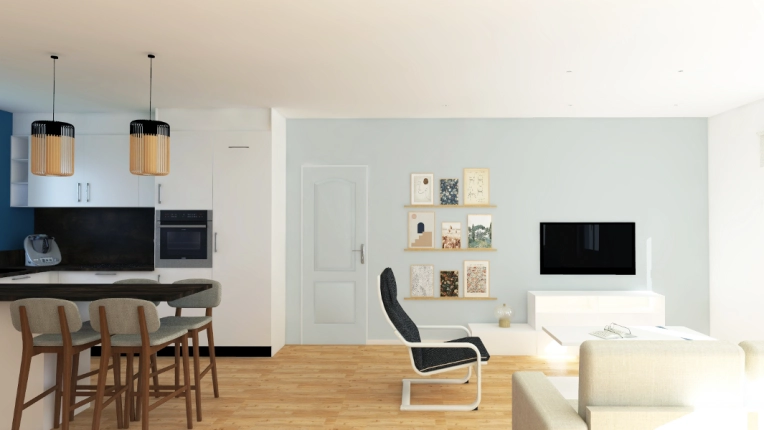 Home, Scandinavian, Kitchen