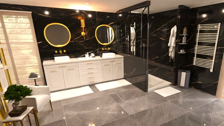 Salle de bain, Chic