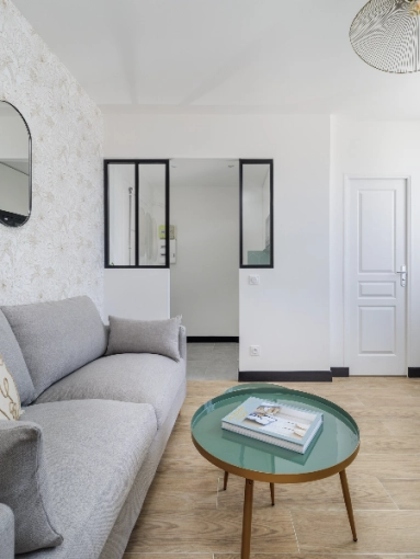 Industrial, Minimalist, Contemporary, Scandinavian, Flats / Apartments, Chic, Living room