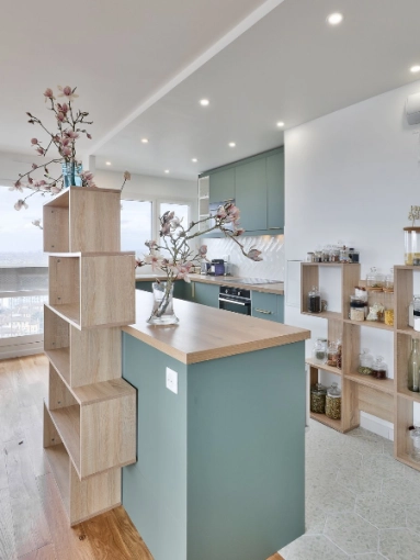 Contemporary, Flats / Apartments, Kitchen