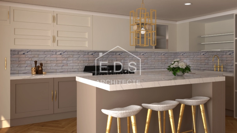 Home, Minimalist, Contemporary, Kitchen, Chic, Tiny house, Living room