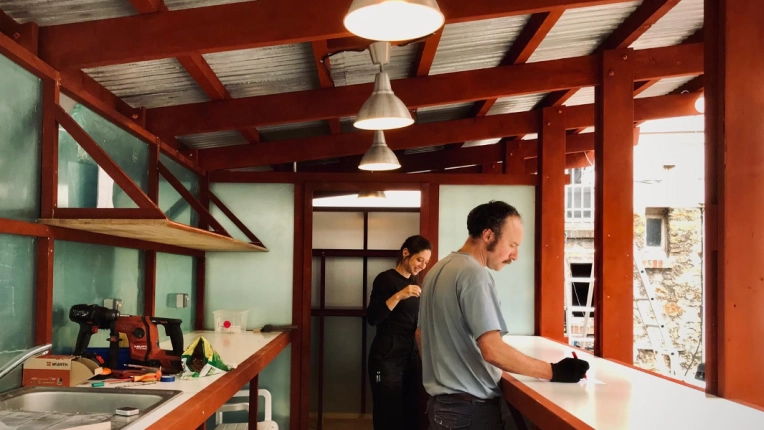 Japanese, Buildings Open to the Public, Restaurant, Outdoor/Garden, Kitchen