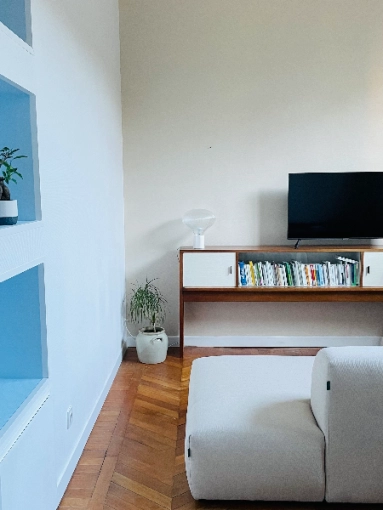 Minimalist, Contemporary, Scandinavian, Living room