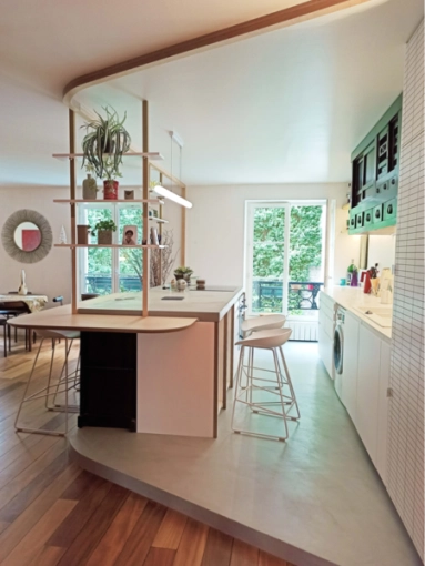 Contemporary, Japanese, Scandinavian, Flats / Apartments, Kitchen, Chic