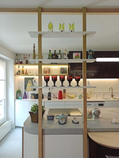 Contemporary, Japanese, Scandinavian, Flats / Apartments, Kitchen, Chic